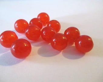 orange 10 natural jade beads 8mm (14)