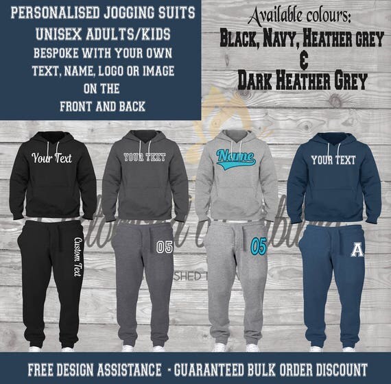 custom jogger set wholesale