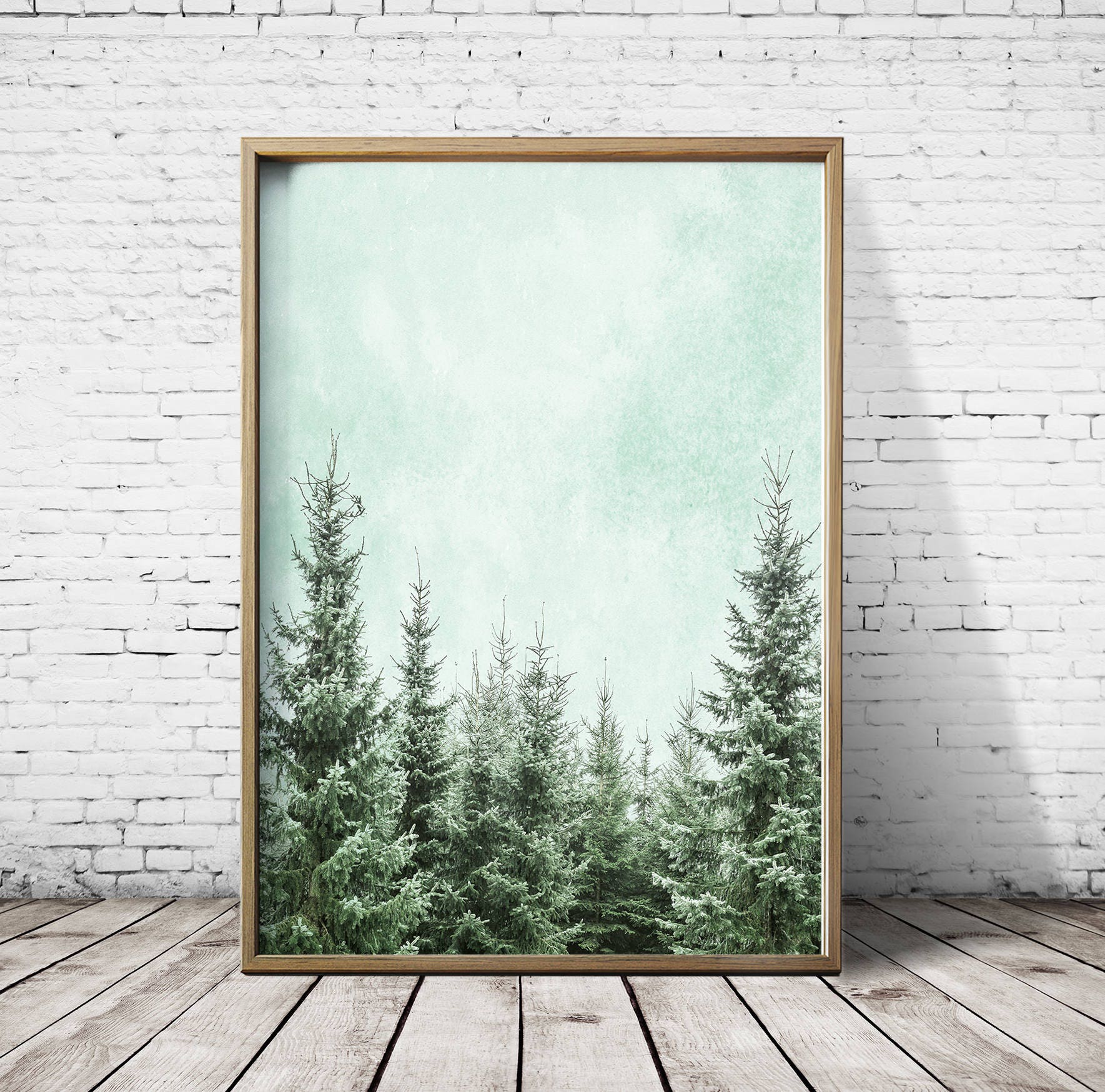 Forest Print Forest Wall Art Forest Art Tree Print Tree Wall