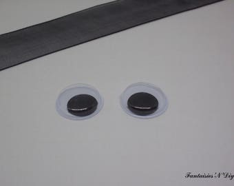 (FY1) A pair of false eyes moving to glue 25mm