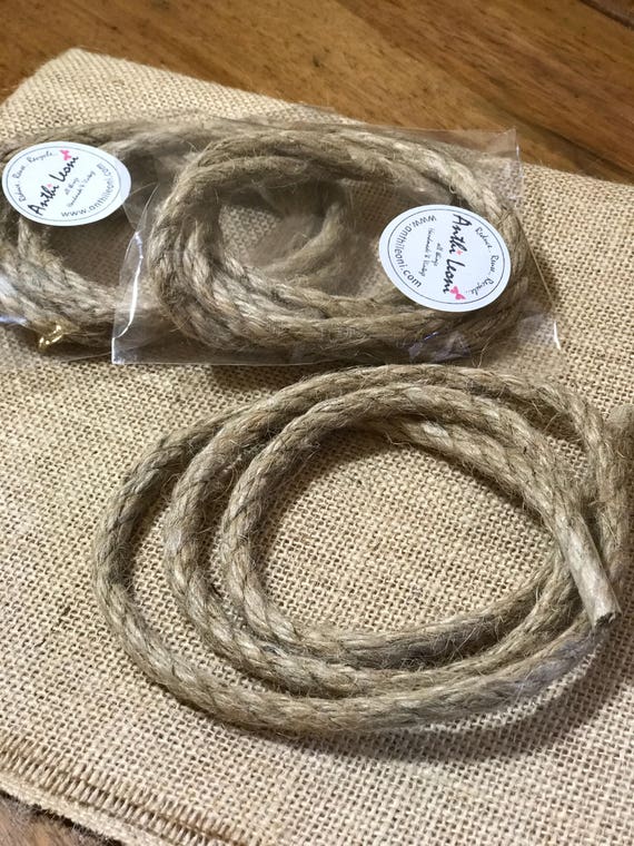 Natural Brown Rustic Rope Twine - 5mm Thick Quality Jute Craft Twine / 1m Rope Gift Pack / Shabby Chic Wedding Twine / Packaging Jute Twine