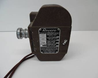 Vintage Revere Eight Movie Camera 8mm Model 81