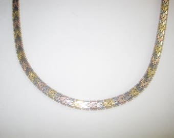 O-27 Vintage Necklace 925 silver choker