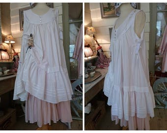 DRESS OMBELINE white romantic, Victorian, shabby chic, Bohemian, hippie Gypsy