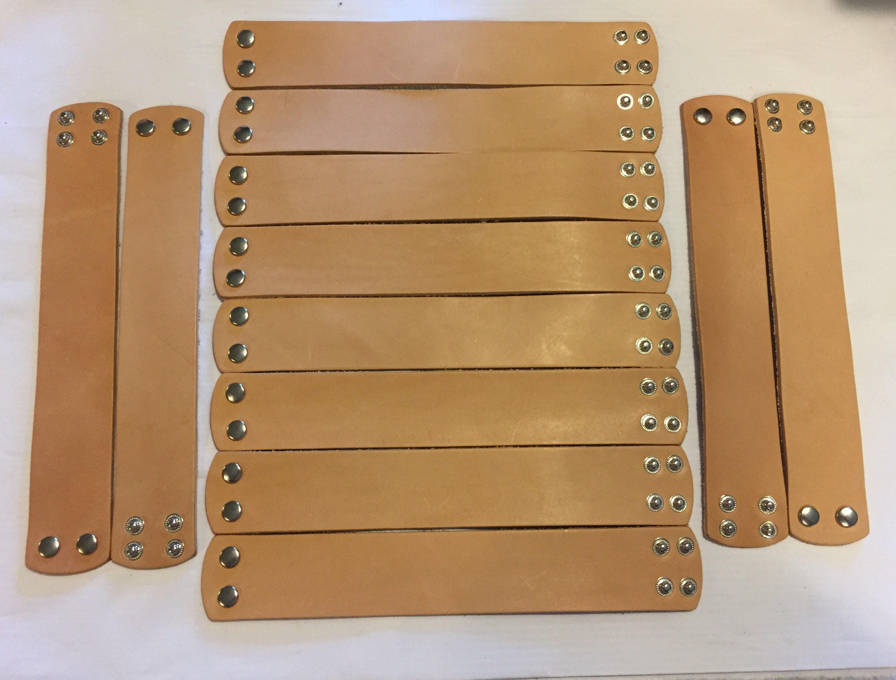 Leather bracelet blanks Leather Bracelet Cuff 1 1/2 12