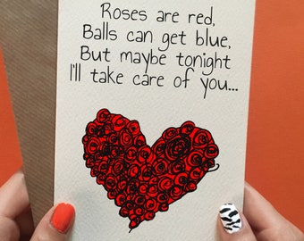 Anniversary card for him / funny anniversary / rude / anniversary card boyfriend / husband / 1st anniversary