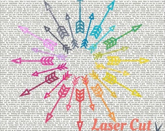 Native Rays - Pre-cut/fused Applique Kit - Arrows ONLY - Applique Kit including Pattern - precut kit - By Madisen Hastings -24 precut arrows