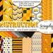 CONSTRUCTION Clipart and Papers Kit 27 png Clip arts 22 jpeg