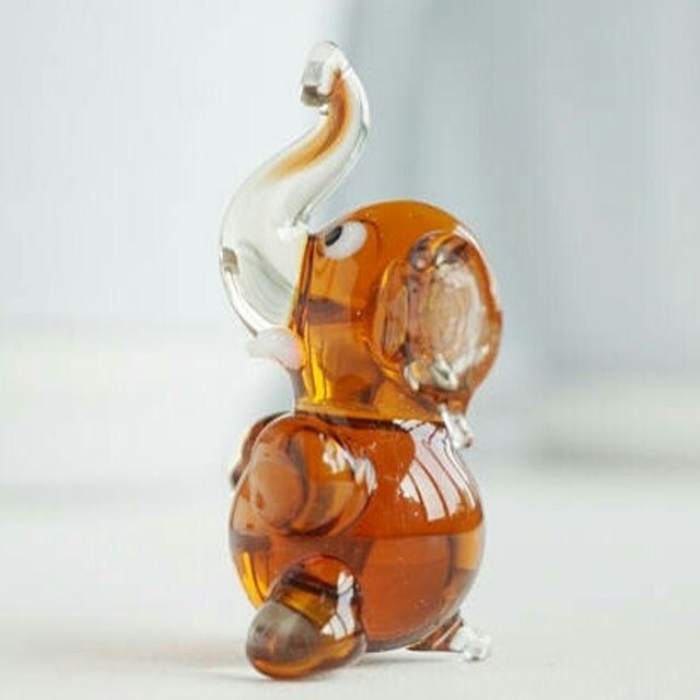 Handmade Glass Miniature. Collectible Figurine. by MiniGlassStudio