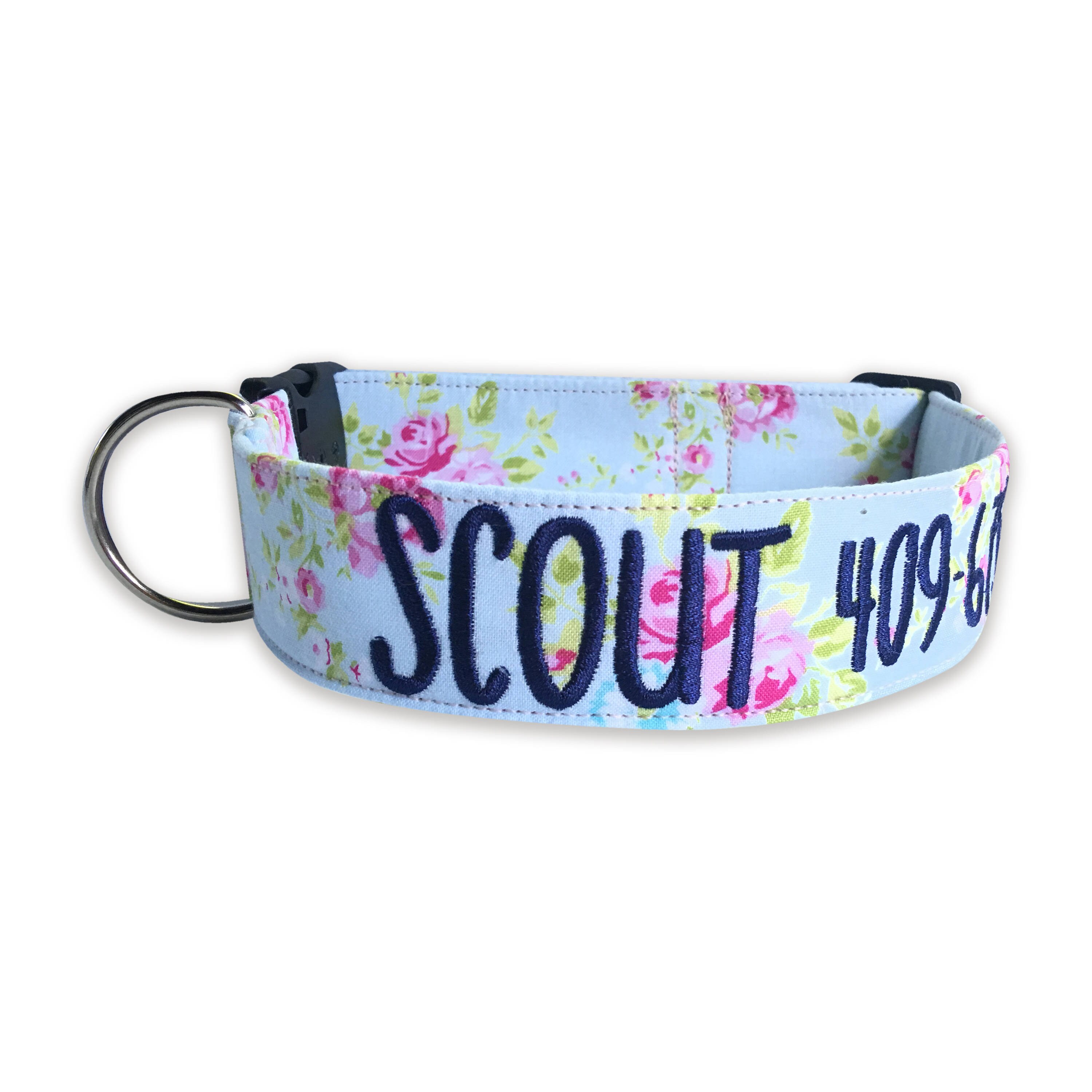 Dog Collar Embroidered Dog Collar Personalized Dog Collar