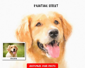 Dog portrait, custom dog portrait, pet painting, custom pet, pet art, pet drawing, pet illustration, watercolor portrait, custom pet print