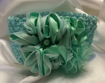 Girls Seafoam Green Princess Headband