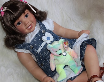 Reborn Toddler baby Girl Cammi by Ping Lau now, Lil Girl JOY 29"