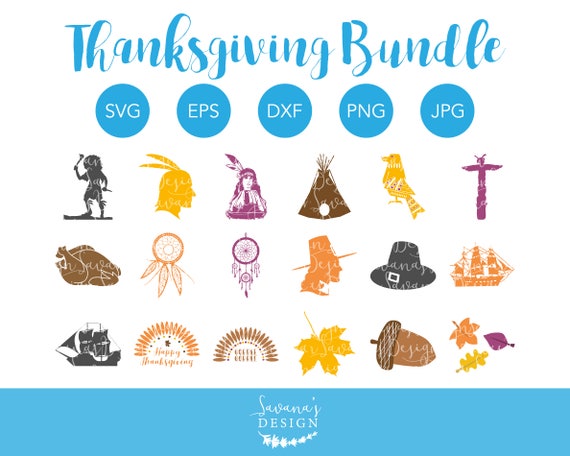 Download Thanksgiving SVG Bundle Thanksgiving SVG Files for Cricut