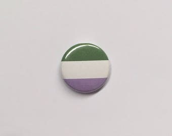 Gender Queer/Non-Binary Pride Flag Button