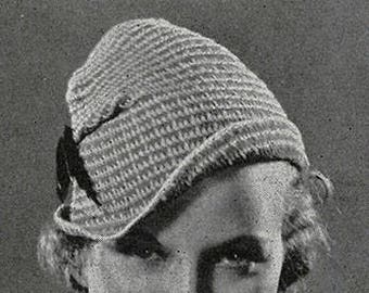 Cappello tirolese all'uncinetto anni 30 - Tyrolean Hat