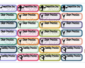 Cheer Time (28 Planner Stickers)