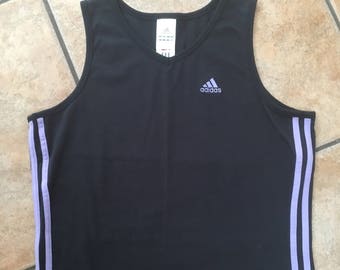 Adidas Sleeveless Top (M) • Vintage Adidas Tank Top
