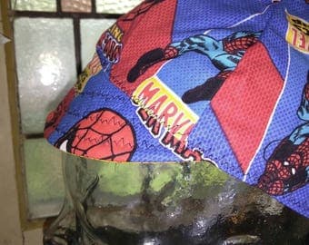 Welding Cap Spider Man Marvel hard hat cap, helmet cap,skull cap Do-rag