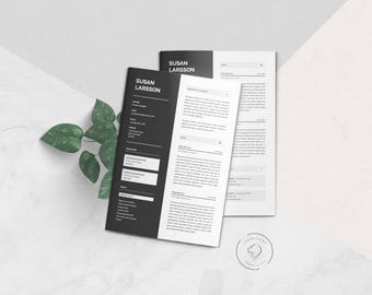 CV Template | MS Word Template | Resume Template Instant Download | Curriculum Vitae | Crafter Resume