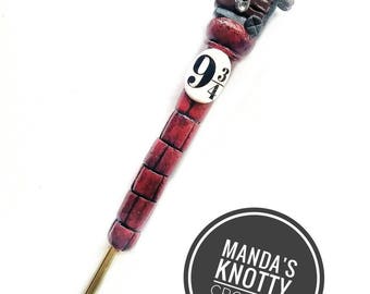 Hogwarts Express 9 3/4 Platform Inspired Crochet Hook