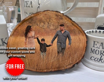 Photo Transfer, Wood Photo Transfer, Picture On Wood, Personalized Gift Women, Personalized gift men, Anniversary Gifts For Men