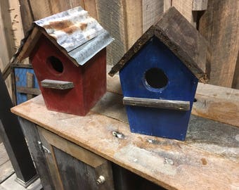 Rustic Birdhouse | Etsy