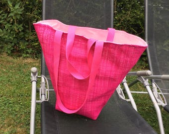 Large double entirely beach bag