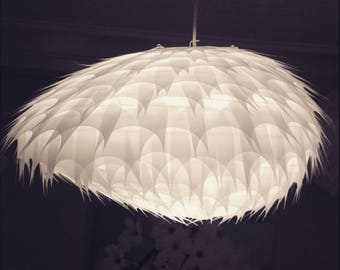 Pendant/chandelier "Pebble" transparent tracing paper
