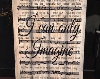 I can only imagine | Etsy