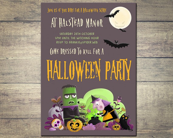 Halloween Party Invitations Printable Halloween Invitations