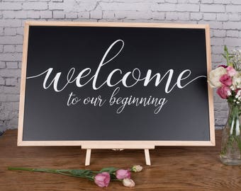 Welcome - Wedding Chalkboard