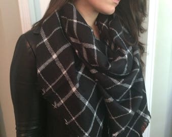 Most popular selling,Plaid Blanket Scarf,Cotton Blanket scarf, Plaid Scarf, Blanket plaid scarf, Trendy