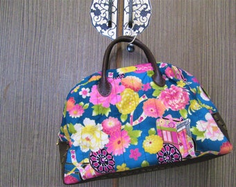 Japanese pattern Boston bag