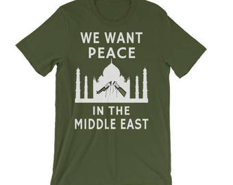 peace in the middle east t shirt