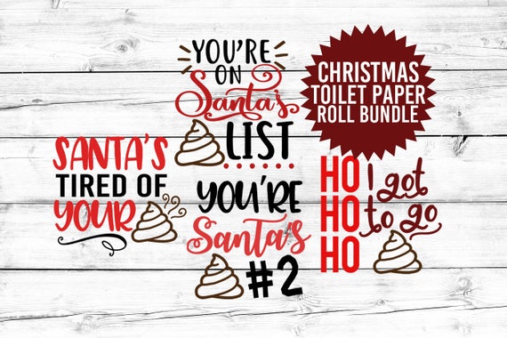 Download Christmas Toilet Paper Roll SVG Bundle Toilet Paper Roll SVG