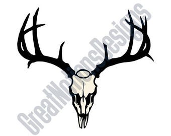 Deer skull art | Etsy