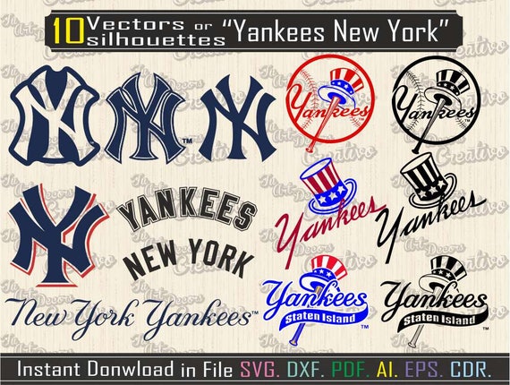 Yankees of new york svg vector equipment baseball for