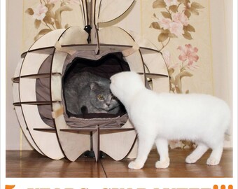 cat house shelter rescue outdoorm Cat Bed Kitten Furniture Cat House Cushion Pillow Pet Bedding Wooden Cat Furniture Cat Cave cat tree