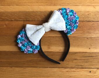 Disney Pandora Ears | Pandora Ears | Floral Ears | Disney Ears | Mouse Ears | Minnie Ears | Mickey Ears