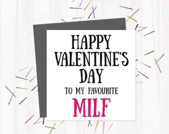 funny milf valentines day card