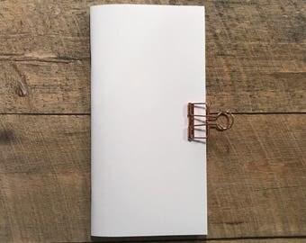 Watercolor Traveler's Notebook - TN Insert- Midori Watercolor Insert - Watercolor Painting- Art Journaling Insert - Various Sizes