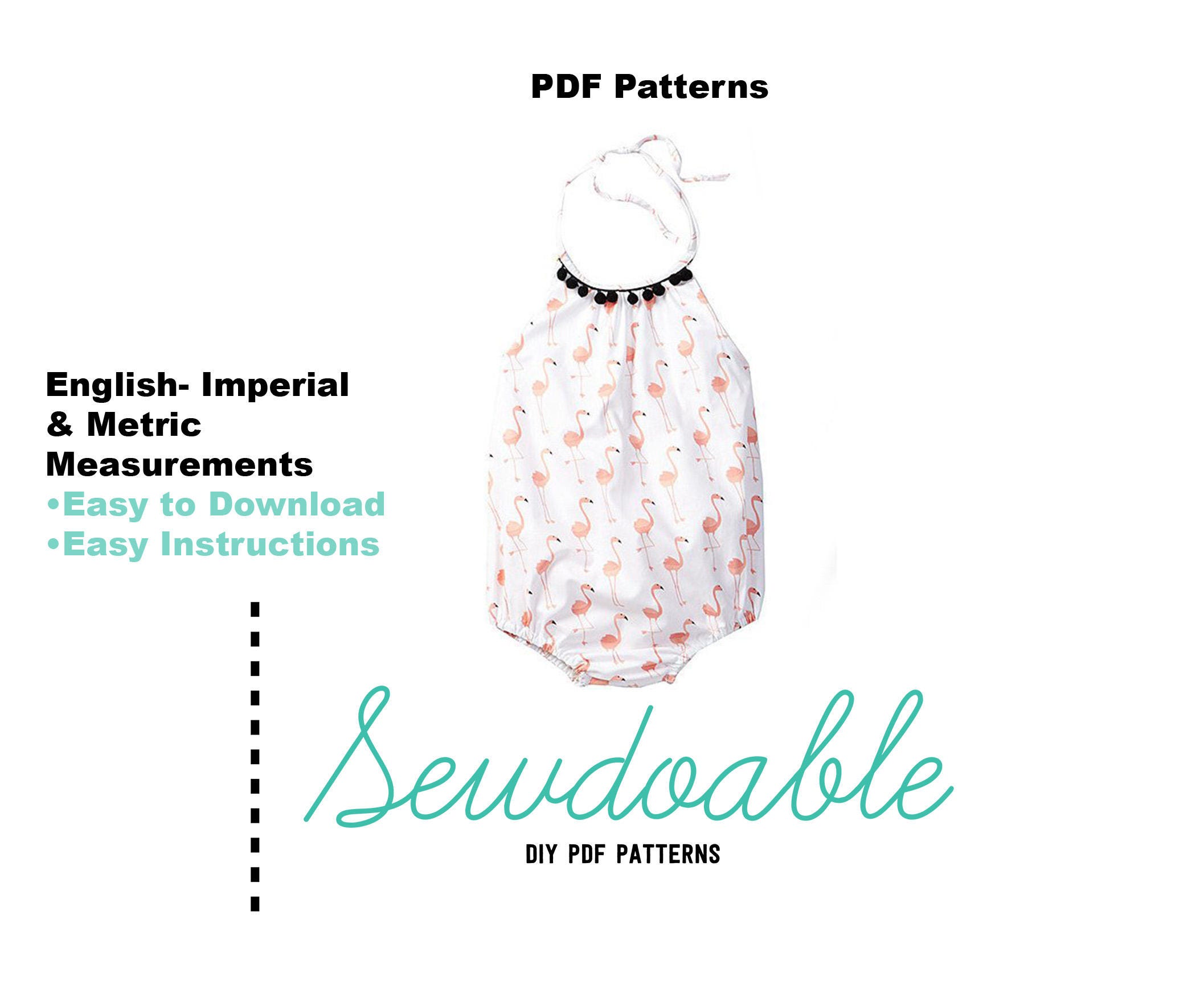 Halter Romper PDF Pattern