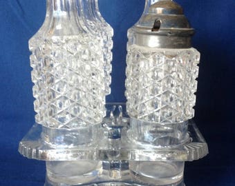 5 Piece Castor / Cruet /Condiment Set