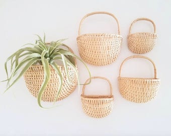 Set of 5 Nesting Wall Baskets