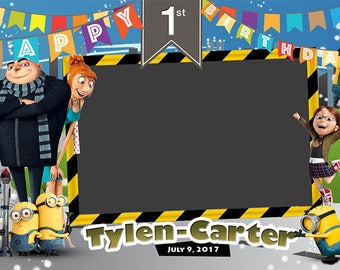 Minions Photo Booth Layout | minion photo booth etsy Minions Photo Booth Layout | minion photo booth etsy
