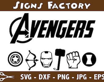 Avengers Svg, Captain America Svg, Heroes Svg, Avengers Svg, use with Cricut & Silhouette