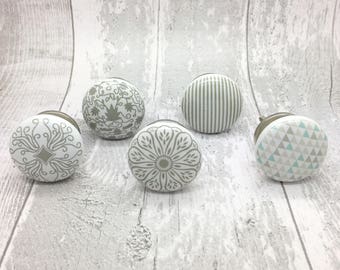 Success Ceramic Door Knobs Cupboard Drawer Door Handles