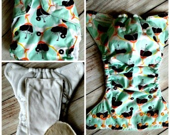 Hidden PUL Hybrid cloth diaper, hybrid fitted, one size, hidden pul, wahm made, cloth diapers, nappy, gift for baby, baby, diaper, sale