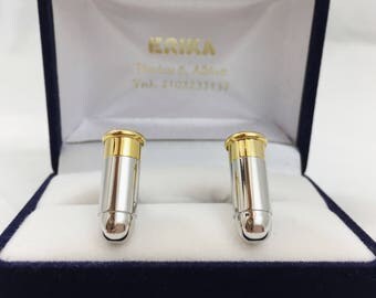 Bullet cufflinks - Cufflinks - cufflinks for men - wedding cufflinks - gift for him - Gifts for Men - Anniversary Gift - gift boyfriend
